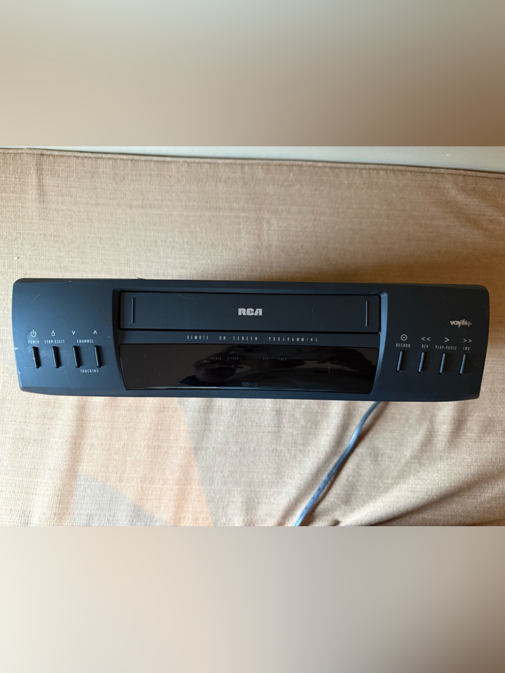 RCA Black VCR - Classic RCA Branding